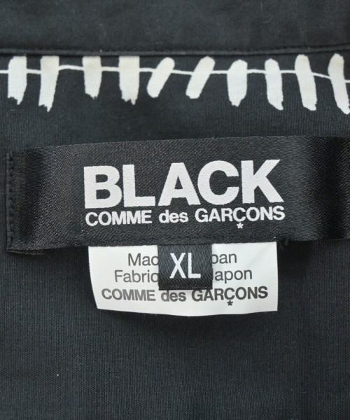 BLACK COMME des GARCONS（ブラックコムデギャルソン）カジュアルシャツ 黒 サイズ:XL メンズ/2200697701589