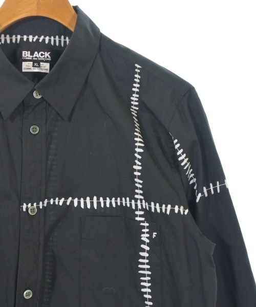 BLACK COMME des GARCONS（ブラックコムデギャルソン）カジュアルシャツ 黒 サイズ:XL メンズ/2200697701589
