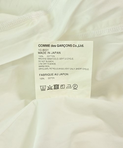 BLACK COMME des GARCONS（ブラックコムデギャルソン）カジュアルシャツ 白 サイズ:S レディース/2200697862020