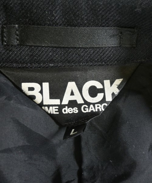 BLACK COMME des GARCONS（ブラックコムデギャルソン）チェスターコート 黒 サイズ:L メンズ/2200698143012