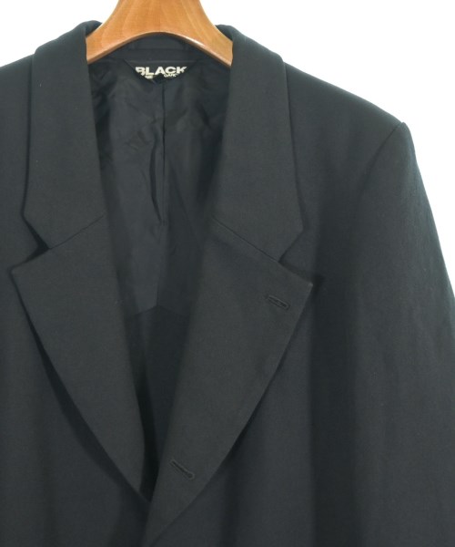 BLACK COMME des GARCONS（ブラックコムデギャルソン）チェスターコート 黒 サイズ:L メンズ/2200698143012