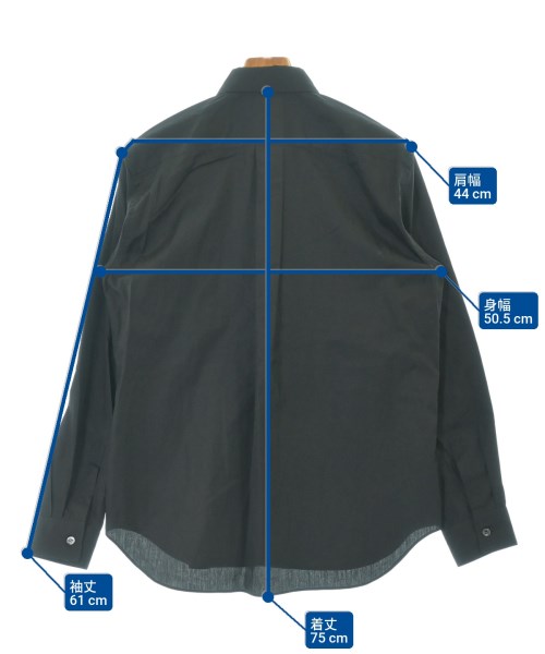BLACK COMME des GARCONS（ブラックコムデギャルソン）カジュアルシャツ 黒 サイズ:M メンズ/2200698956018