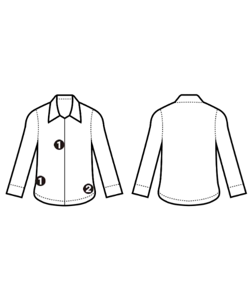 BLACK COMME des GARCONS（ブラックコムデギャルソン）カジュアルシャツ 白 サイズ:XS メンズ/2200698844025