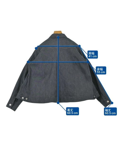 BLACK COMME des GARCONS（ブラックコムデギャルソン）デニムジャケット 紺 サイズ:XS レディース/2200700239115