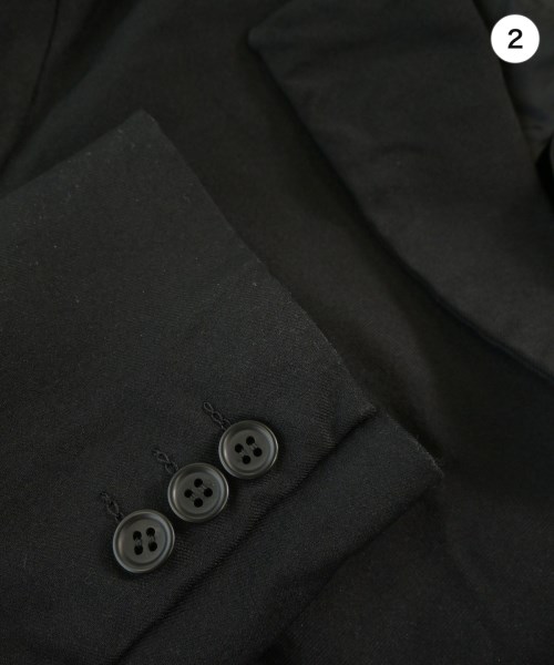 BLACK COMME des GARCONS（ブラックコムデギャルソン）ジャケット 黒 サイズ:M レディース/2200696747014