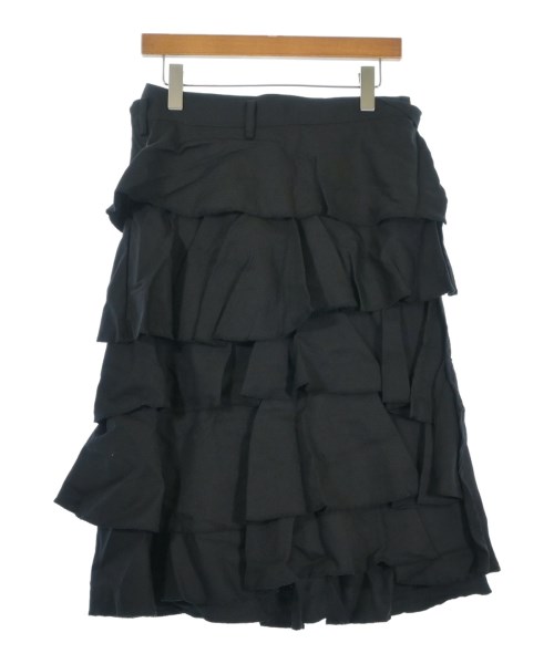 BLACK COMME des GARCONS（ブラックコムデギャルソン）ひざ丈スカート 黒 サイズ:L レディース/2200696747069