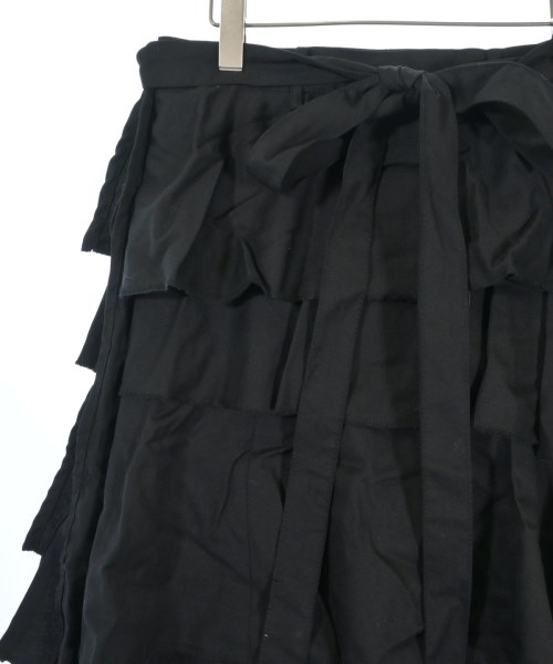 BLACK COMME des GARCONS（ブラックコムデギャルソン）ひざ丈スカート 黒 サイズ:L レディース/2200696747069