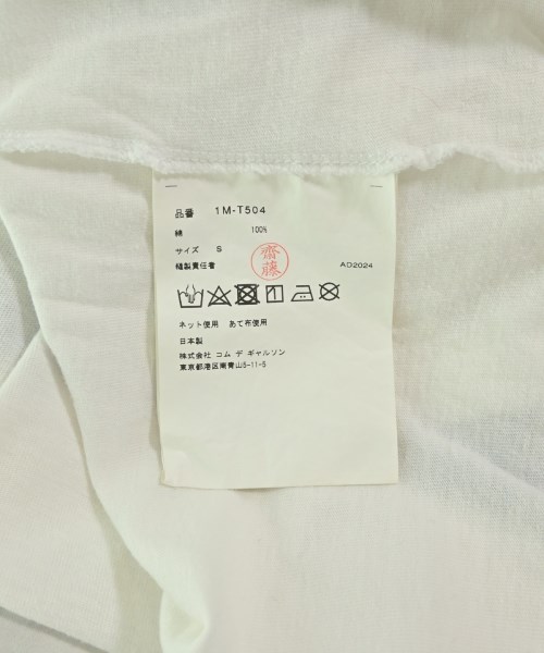 BLACK COMME des GARCONS（ブラックコムデギャルソン）Tシャツ・カットソー 白 サイズ:S レディース/2200701377052