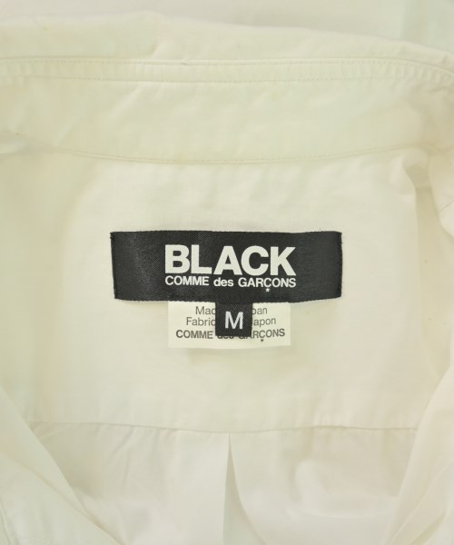 BLACK COMME des GARCONS（ブラックコムデギャルソン）カジュアルシャツ 白 サイズ:M メンズ/2200701525033