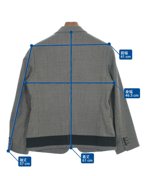 BLACK COMME des GARCONS（ブラックコムデギャルソン）カジュアルジャケット 黒 サイズ:L メンズ/2200655995050