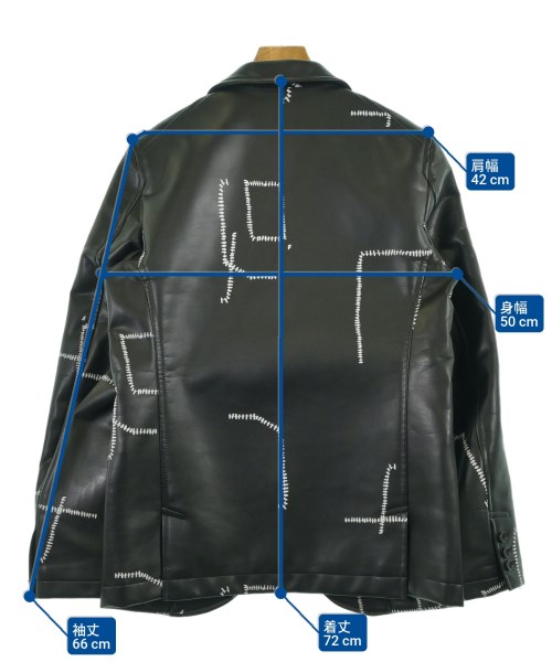 BLACK COMME des GARCONS（ブラックコムデギャルソン）カジュアルジャケット 黒 サイズ:M メンズ/2200656393022