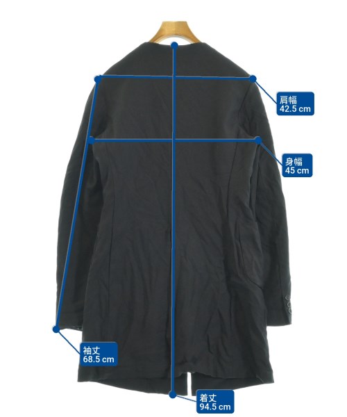 BLACK COMME des GARCONS（ブラックコムデギャルソン）カジュアルジャケット 黒 サイズ:M メンズ/2200647012055