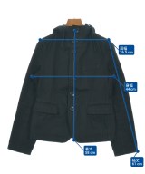 BLACK COMME des GARCONS（ブラックコムデギャルソン）カジュアルジャケット 黒 サイズ:S レディース/2200657112011