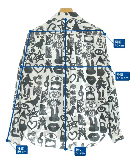 BLACK COMME des GARCONS（ブラックコムデギャルソン）カジュアルシャツ 白 サイズ:XS レディース/2200658198014