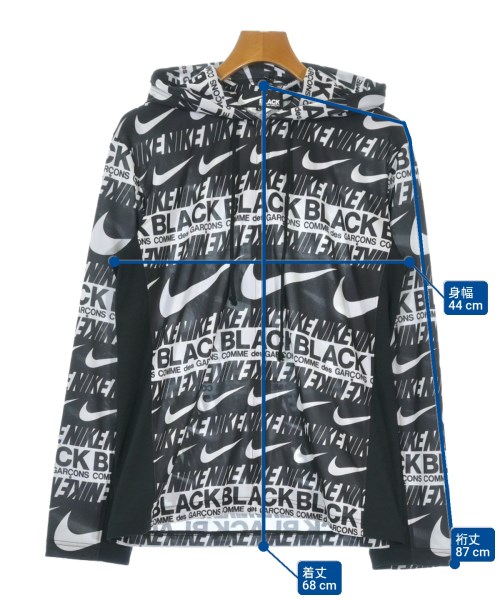 BLACK COMME des GARCONS（ブラックコムデギャルソン）パーカー 黒 サイズ:L メンズ/2200658497025