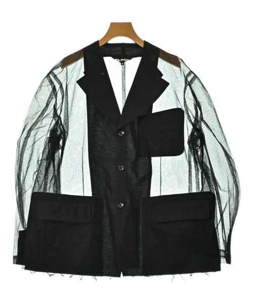 BLACK COMME des GARCONS(ブラックコムデギャルソン)カジュアルジャケット 黒 サイズ:S/2200660175010