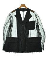 BLACK COMME des GARCONS（ブラックコムデギャルソン）カジュアルジャケット 黒 サイズ:S レディース/2200660175010