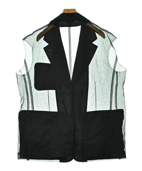 BLACK COMME des GARCONS（ブラックコムデギャルソン）カジュアルジャケット 黒 サイズ:S レディース/2200660175027