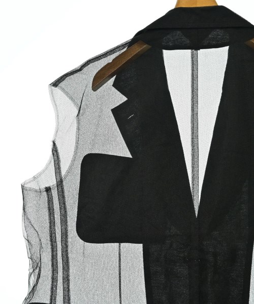 BLACK COMME des GARCONS（ブラックコムデギャルソン）カジュアルジャケット 黒 サイズ:S レディース/2200660175027