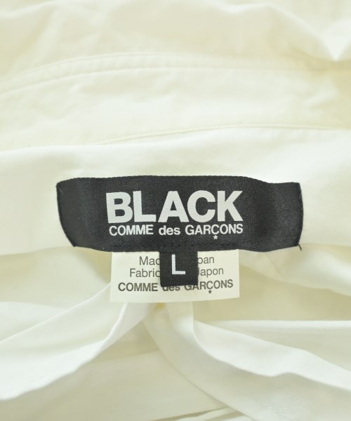 BLACK COMME des GARCONS（ブラックコムデギャルソン）カジュアルシャツ 白 サイズ:L メンズ/2200660267241