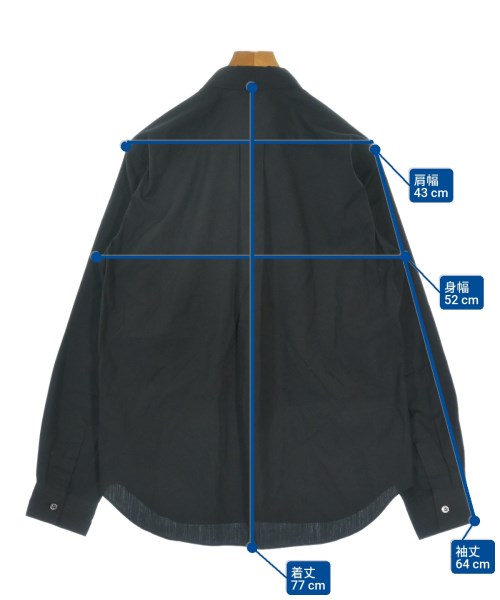 BLACK COMME des GARCONS（ブラックコムデギャルソン）カジュアルシャツ 黒 サイズ:L メンズ/2200661977057