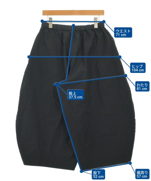 BLACK COMME des GARCONS（ブラックコムデギャルソン）ショートパンツ 黒 サイズ:M メンズ/2200711144033