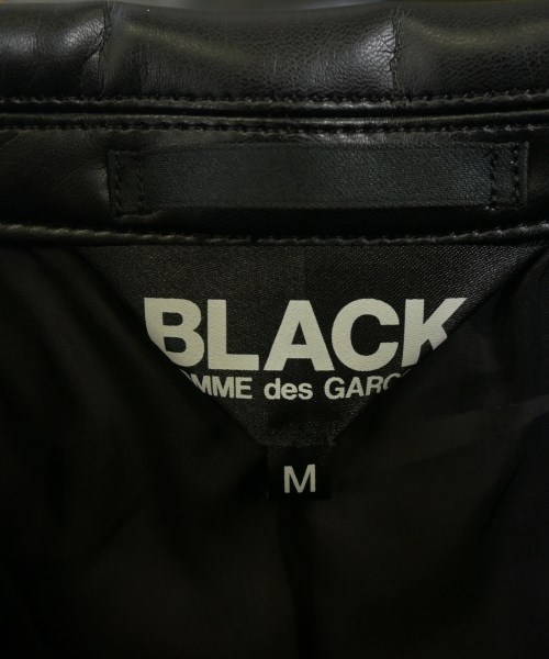 BLACK COMME des GARCONS（ブラックコムデギャルソン）ライダース 黒 サイズ:M メンズ/2200711990012