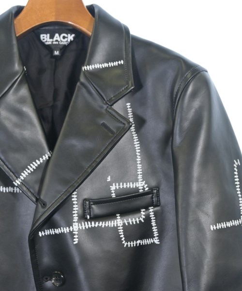 BLACK COMME des GARCONS（ブラックコムデギャルソン）ライダース 黒 サイズ:M メンズ/2200711990012
