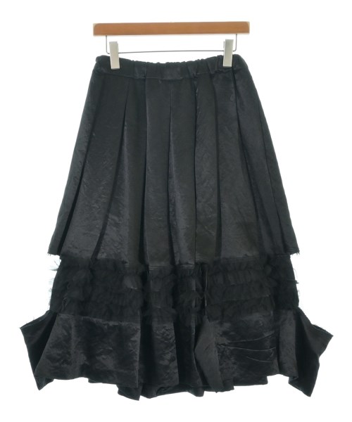BLACK COMME des GARCONS（ブラックコムデギャルソン）ひざ丈スカート 黒 サイズ:XS レディース/2200712140027
