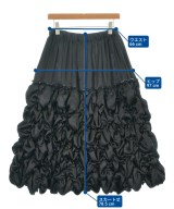 BLACK COMME des GARCONS（ブラックコムデギャルソン）ロング・マキシ丈スカート 黒 サイズ:XS レディース/2200712140034