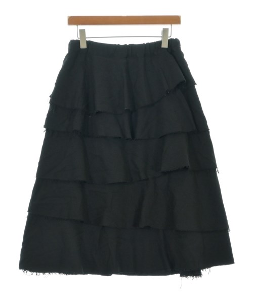 BLACK COMME des GARCONS（ブラックコムデギャルソン）ロング・マキシ丈スカート 黒 サイズ:XS レディース/2200712140041