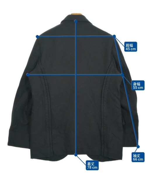 BLACK COMME des GARCONS（ブラックコムデギャルソン）テーラードジャケット 黒 サイズ:L メンズ/2200712294010