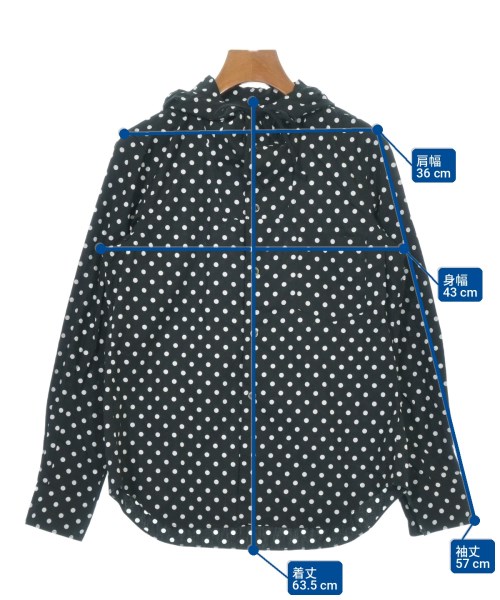 BLACK COMME des GARCONS（ブラックコムデギャルソン）カジュアルシャツ 黒 サイズ:XS レディース/2200709563112