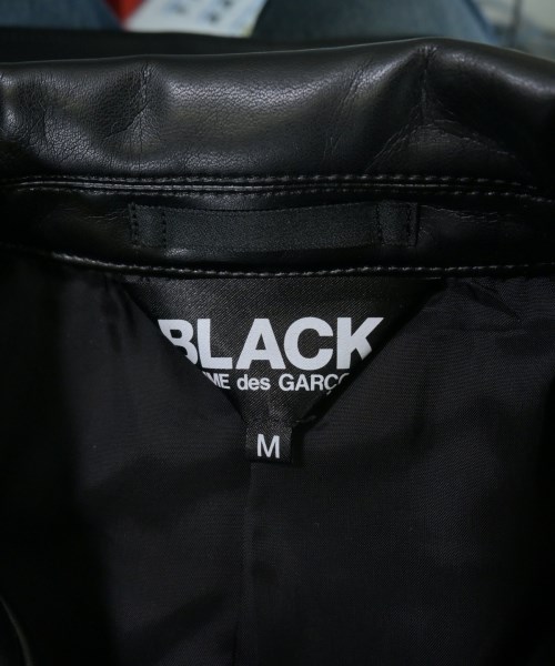BLACK COMME des GARCONS（ブラックコムデギャルソン）ライダース 黒 サイズ:M レディース/2200712615020