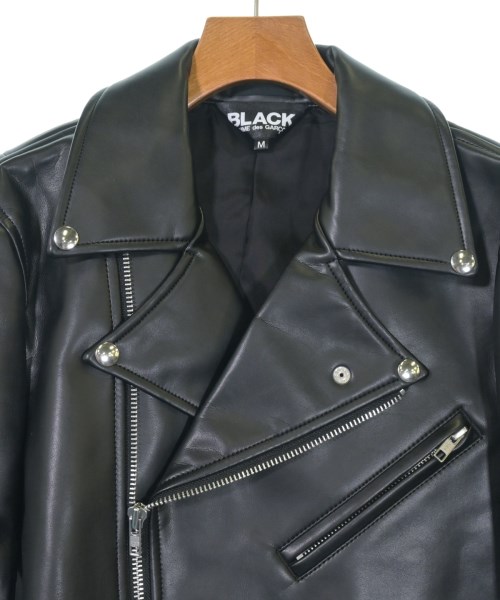 BLACK COMME des GARCONS（ブラックコムデギャルソン）ライダース 黒 サイズ:M レディース/2200712615020