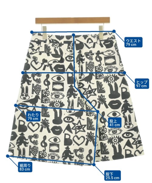 BLACK COMME des GARCONS（ブラックコムデギャルソン）ショートパンツ 白 サイズ:M メンズ/2200713352023