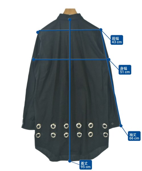 BLACK COMME des GARCONS（ブラックコムデギャルソン）カジュアルシャツ 黒 サイズ:L メンズ/2200714250038