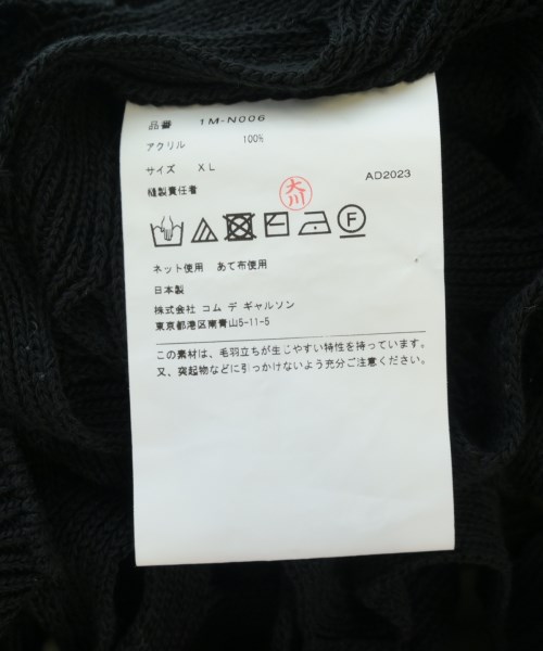 BLACK COMME des GARCONS（ブラックコムデギャルソン）ニット・セーター 黒 サイズ:XL メンズ/2200707295091