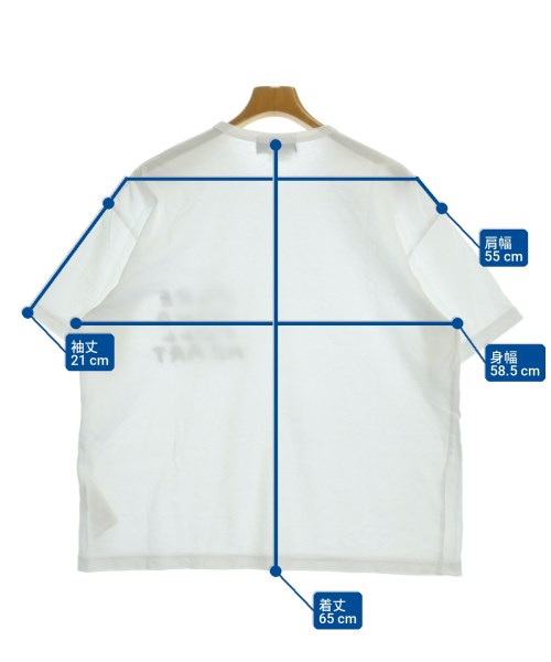 BLACK COMME des GARCONS（ブラックコムデギャルソン）Tシャツ・カットソー 白 サイズ:S メンズ/2200715650011