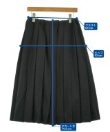 BLACK COMME des GARCONS（ブラックコムデギャルソン）ひざ丈スカート 黒 サイズ:XS レディース/2200715923030