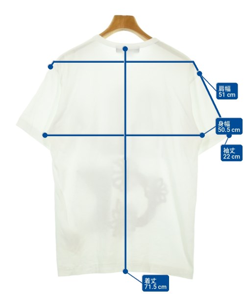 BLACK COMME des GARCONS（ブラックコムデギャルソン）Tシャツ・カットソー 白 サイズ:XL メンズ/2200716401025
