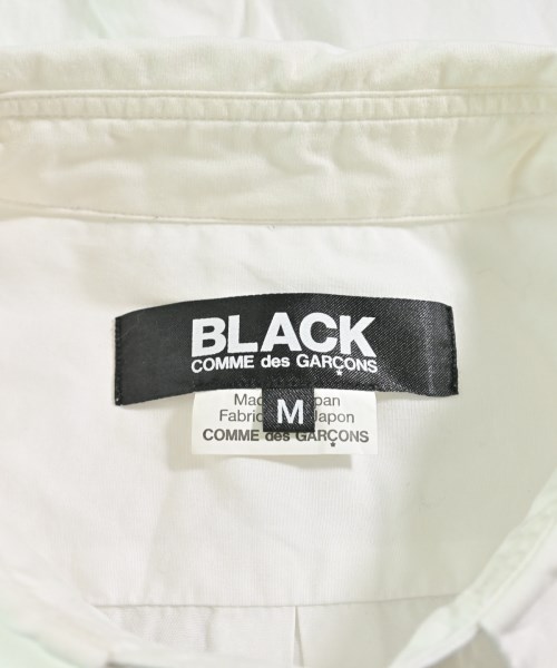 BLACK COMME des GARCONS（ブラックコムデギャルソン）カジュアルシャツ 白 サイズ:M メンズ/2200716322412