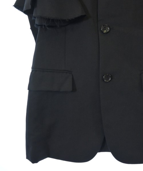 BLACK COMME des GARCONS（ブラックコムデギャルソン）カジュアルジャケット 黒 サイズ:XS レディース/2200717323029