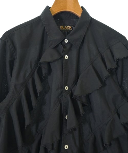 BLACK COMME des GARCONS（ブラックコムデギャルソン）カジュアルシャツ 黒 サイズ:M レディース/2200717323036