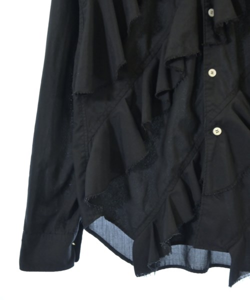 BLACK COMME des GARCONS（ブラックコムデギャルソン）カジュアルシャツ 黒 サイズ:M レディース/2200717323036
