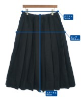 BLACK COMME des GARCONS（ブラックコムデギャルソン）ひざ丈スカート 黒 サイズ:M レディース/2200717948024