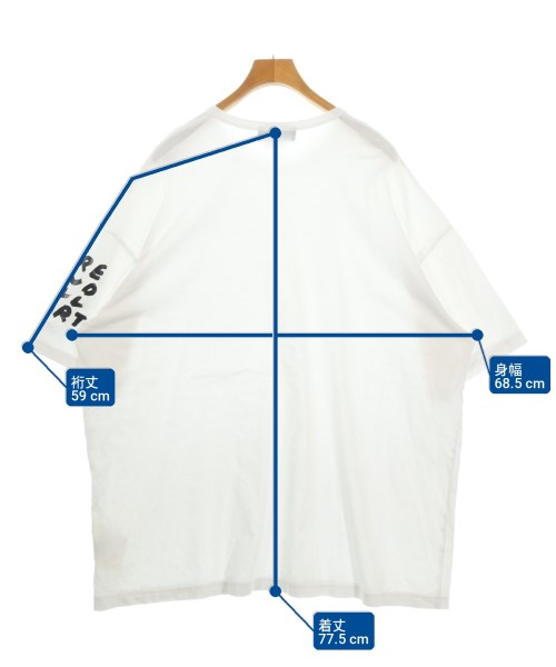 BLACK COMME des GARCONS（ブラックコムデギャルソン）Tシャツ・カットソー 白 サイズ:L メンズ/2200718170417