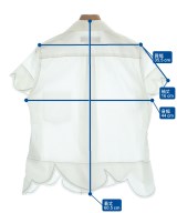 BLACK COMME des GARCONS（ブラックコムデギャルソン）カジュアルシャツ 白 サイズ:XS レディース/2200715139011