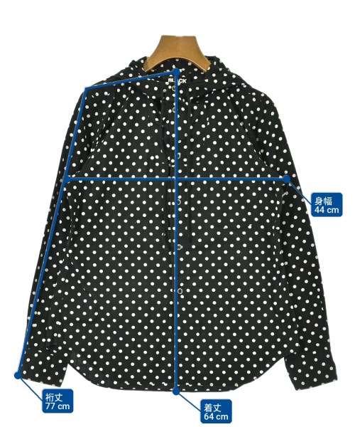 BLACK COMME des GARCONS（ブラックコムデギャルソン）カジュアルシャツ 黒 サイズ:S レディース/2200718504113