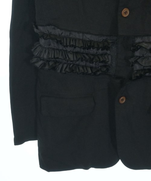 BLACK COMME des GARCONS（ブラックコムデギャルソン）カジュアルジャケット 黒 サイズ:S レディース/2200718384159